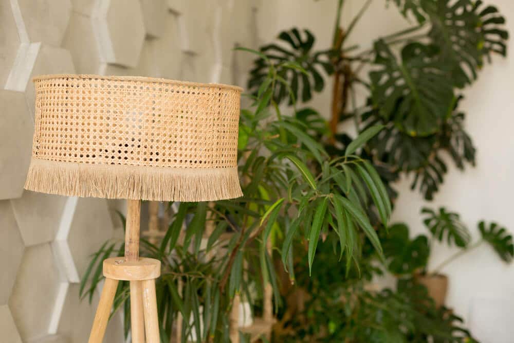 lampe de chevet bohème fabriquée de manière éthique